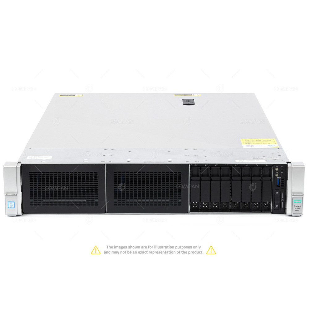 HP Proliant DL380 G9 8SFF 2x Xeon E5-2620 V4 64 GB RAM Rails 1x 240GB SSD 1x 600GB SAS